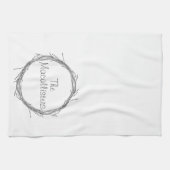 小枝及びつる植物 キッチンタオル (横)