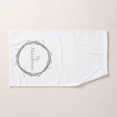 小枝及びつる植物 ハンドタオル (ハンドタオル)