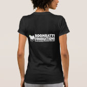 小柄いTシャツの黒い女性を復興させて下さい Tシャツ (裏面)