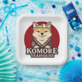 小森茶室源信インパクト稲妻 ペーパープレート (パーティー)