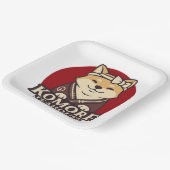 小森茶室源信インパクト稲妻 ペーパープレート (傾斜あり)