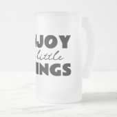 小楽しむさい事 フロストグラスビールジョッキ (正面右)