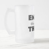 小楽しむさい事 フロストグラスビールジョッキ (左)