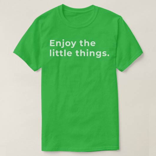 小楽しむさなものタイポグラフィ Tシャツ (デザイン正面)