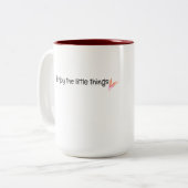 小楽しむさなもの引用文 ツートーンマグカップ (正面左)