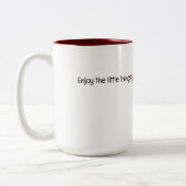 小楽しむさなもの引用文 ツートーンマグカップ (左)