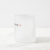 小楽しむさなもの引用文 フロストグラスマグカップ (中央)