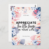 小楽しむ事引用文 ポストカード (正面/裏面)