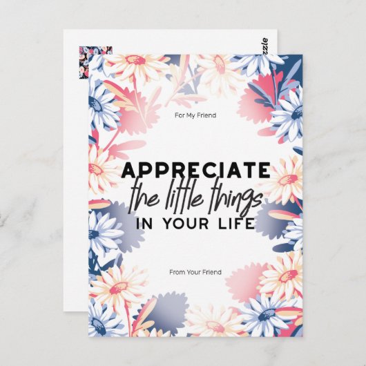 小楽しむ事引用文 ポストカード (正面/裏面)