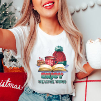 小楽しむ物クリスマスTシャツ Tシャツ
