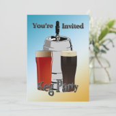 小樽のパーティの招待状 招待状 (スタンド正面)