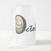 小樽のビールのジョッキを叩くこと! Octoberfestのオクトーバーフェスト フロストグラスビールジョッキ (正面左)