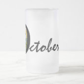 小樽のビールのジョッキを叩くこと! Octoberfestのオクトーバーフェスト フロストグラスビールジョッキ (中央)