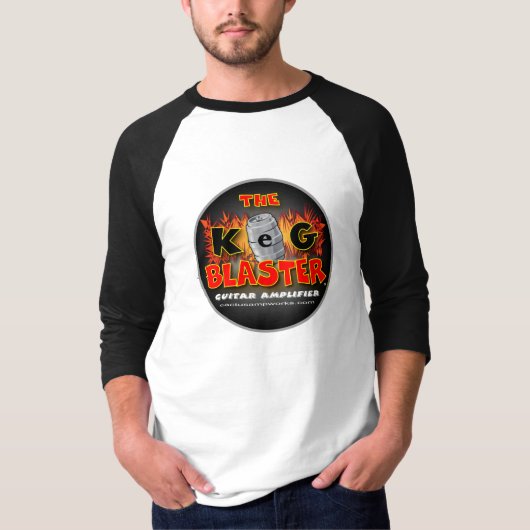 小樽の発破工の野球T Tシャツ (正面)