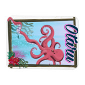 小樽日本いか旅行ポスター マグネット (横)