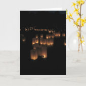 小正月 カード (黄色い花)