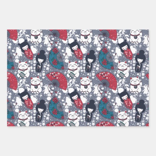 小気志 ラッピングペーパーシート (正面)