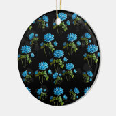 小水彩花花花束模様クッションc セラミックオーナメント (左)