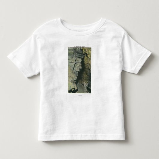 小洞窟の魔法使いの眺め トドラーTシャツ (正面)