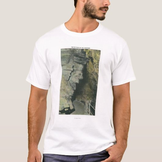 小洞窟の魔法使いの眺め Tシャツ (正面)