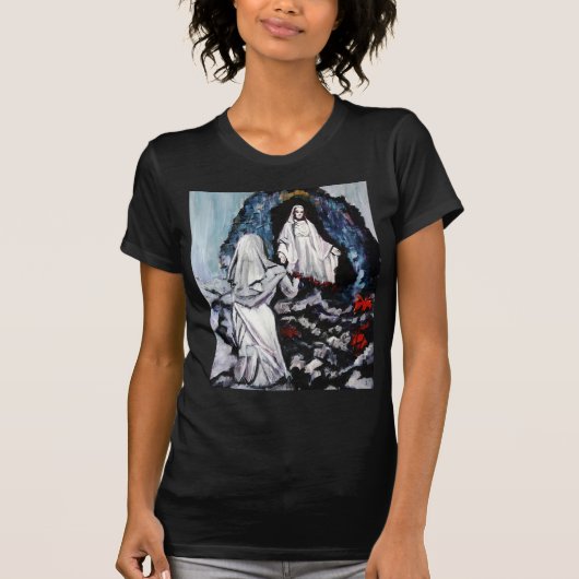 小洞窟のStバーナデット Tシャツ (正面)