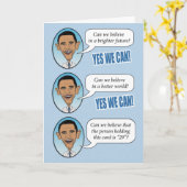 小浜おもしろい「Yesできる」誕生日カード カード (黄色い花)