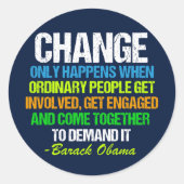 小浜感動的引用文の政治的変化 ラウンドシール (正面)