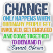 小浜感動的引用文政治変動ノートPC シール (正面)