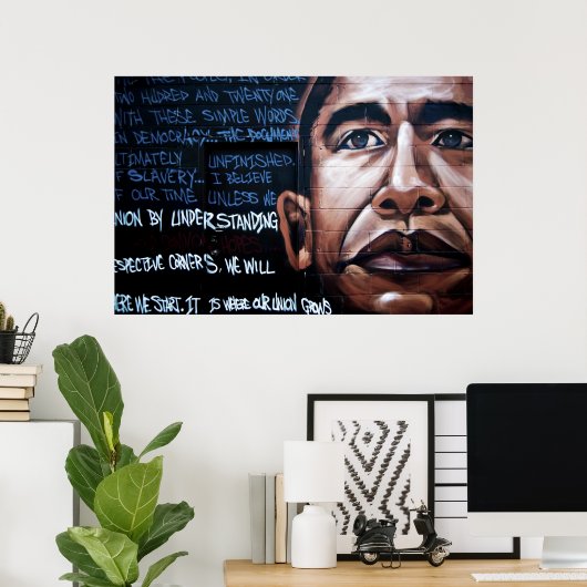 小浜落書きポスター ポスター (ホームオフィス)