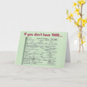 小浜誕生証明書誕生日カード カード (黄色い花)