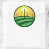 小浜風の変更4x4ラウンドステッカー ラウンドシール (バッグ)