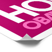 小浜 – Hope Dark Pink Poster ポスター (角)