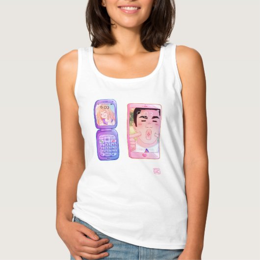 小浦物語!!タンクトップ Tシャツ (正面)