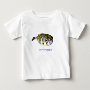 小海がフグを揺らす ベビーTシャツ