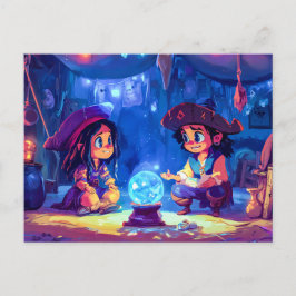 . .小海賊、富から予言を受ける ポストカード