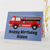 小消防士 カード (黄色い花)