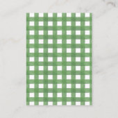 小漁師の赤ちゃんシャワーベビー エンクロージャーカード (裏面)