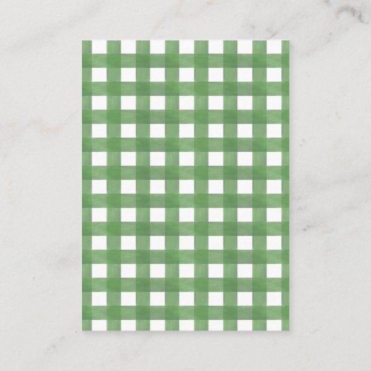 小漁師の赤ちゃんシャワーベビー エンクロージャーカード (裏面)