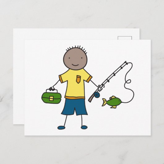 小漁師 ポストカード (正面/裏面)