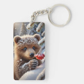 小熊と木の実 キーホルダー (裏面)