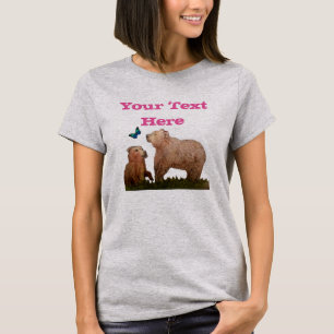 小熊の蝶 Tシャツ