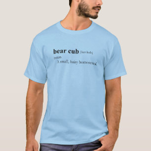 小熊のTシャツ/陽気な俗語のTシャツ Tシャツ