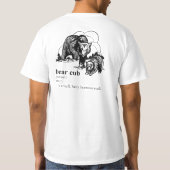 小熊定義 Tシャツ (裏面)