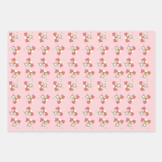 小牛 ラッピングペーパーシート (正面)