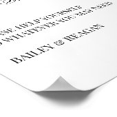 小物のバスルーム結婚バスケット ポスター (角)