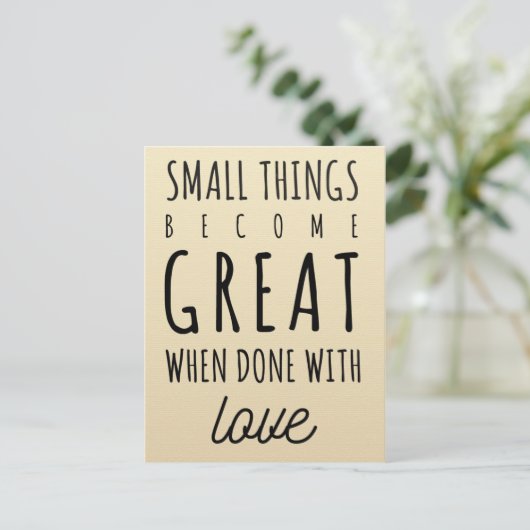 小物引用文 ポストカード (スタンド正面)