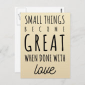 小物引用文 ポストカード (正面/裏面)