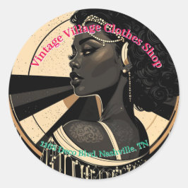 小物用ヴィンテージの丸シール ラウンドシール