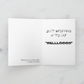 小犬こんにちは カード (内部)