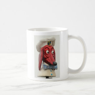 小犬のダイナーのレストランのオリジナルのロゴ コーヒーマグカップ